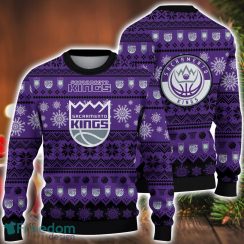Sacramento Kings National Basketball 3D Ugly Christmas Sweater Men And Women Gift Product Photo 1