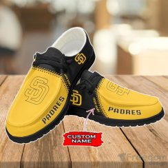 San Diego Padres Loafer Shoes Custom Name For Men Women Product Photo 2