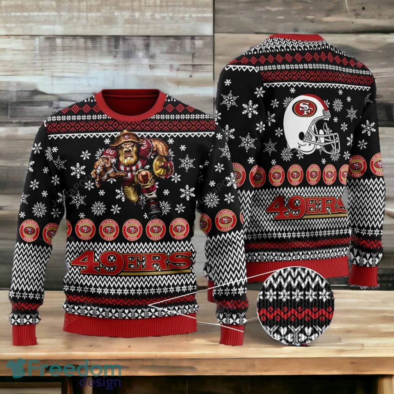 San Francisco 49Ers Christmas Ugly Sweater Great Gift For Men Women image San Francisco 49Ers Christmas Ugly Sweater Great Gift For Men Women Product Photo 1