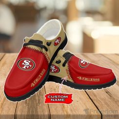 San Francisco 49ers Loafer Shoes Custom Name For Men Women Product Photo 2