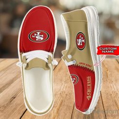 San Francisco 49ers Loafer Shoes Custom Name For Men Women