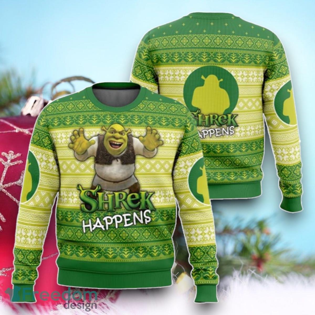 Shrek christmas outlet jumper