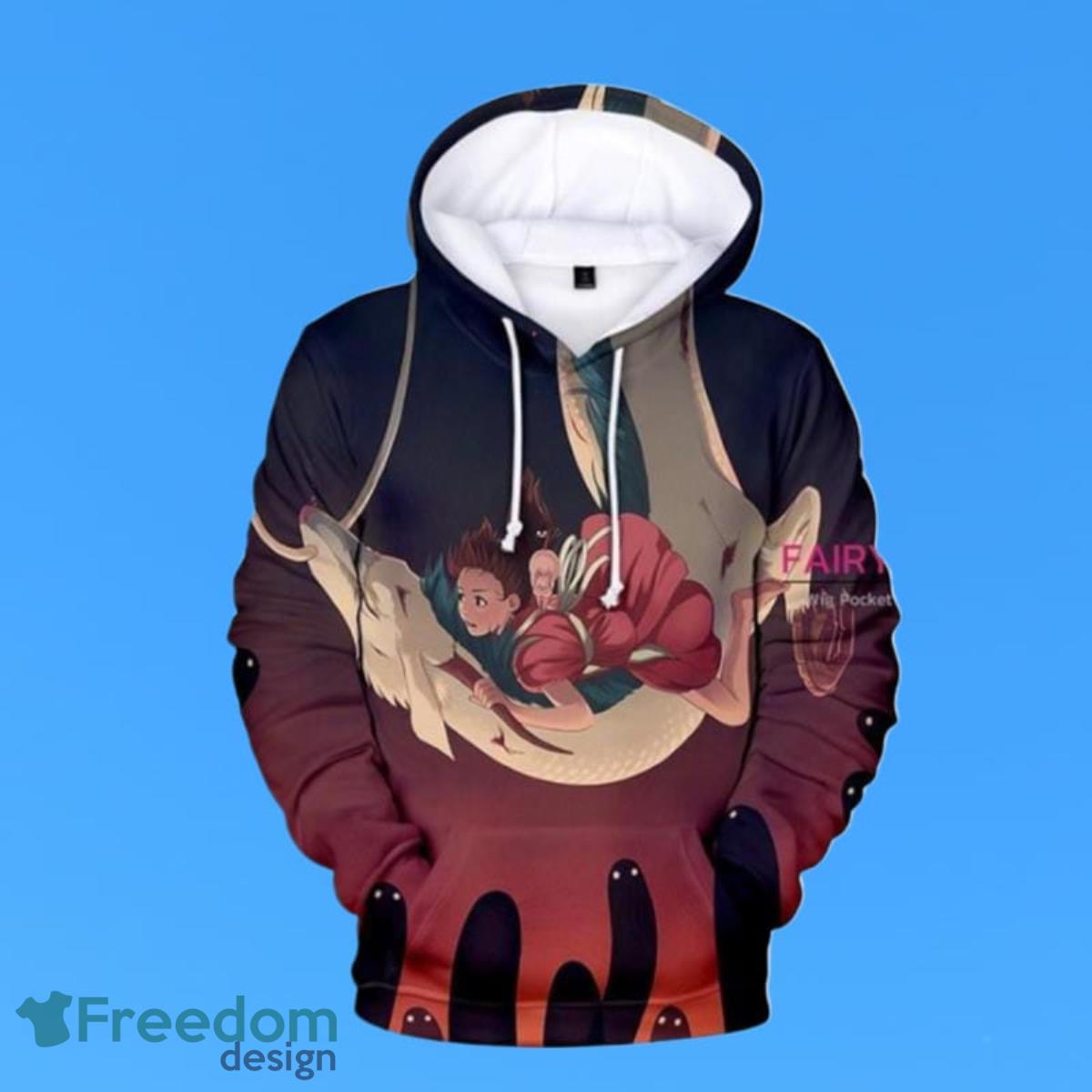 Spirited Away Haku and Chihiro Graphic Sweatshirt