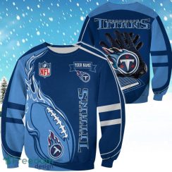 Tennessee Titans Custom Name Christmas Ugly Sweater Sweatshirt Sport For Fans