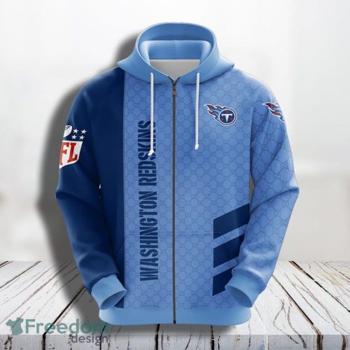 Tennessee Titans NFL Blue Hoodie 3D All Over Print Gift For Fans Product Photo 1