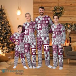 Texas A&m Aggies Ncaa Busy Block Family Holiday Pajamas Fun Christmas Gifts For The Family