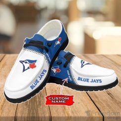 Toronto Blue Jays Loafer Shoes Custom Name For Men Women Product Photo 2