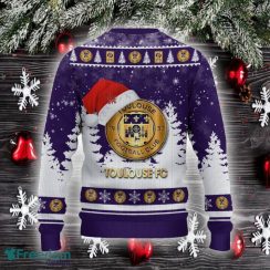 Toulouse Football Club Ugly Christmas Sweater Santa Hat Logo Trending Christmas Gift For Fans - Toulouse Football Club Ugly Christmas Sweater_3
