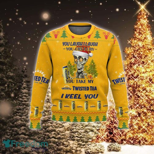 Twisted Tea Funny New Style 2023 Ugly Sweater AOP Fashion For Christmas - Twisted Tea Funny Ugly Christmas Sweater For Men And Women Photo 2