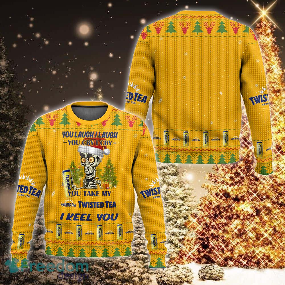 Twisted Tea Funny New Style 2023 Ugly Sweater AOP Fashion For Christmas - Twisted Tea Funny Ugly Christmas Sweater For Men And Women Photo 1