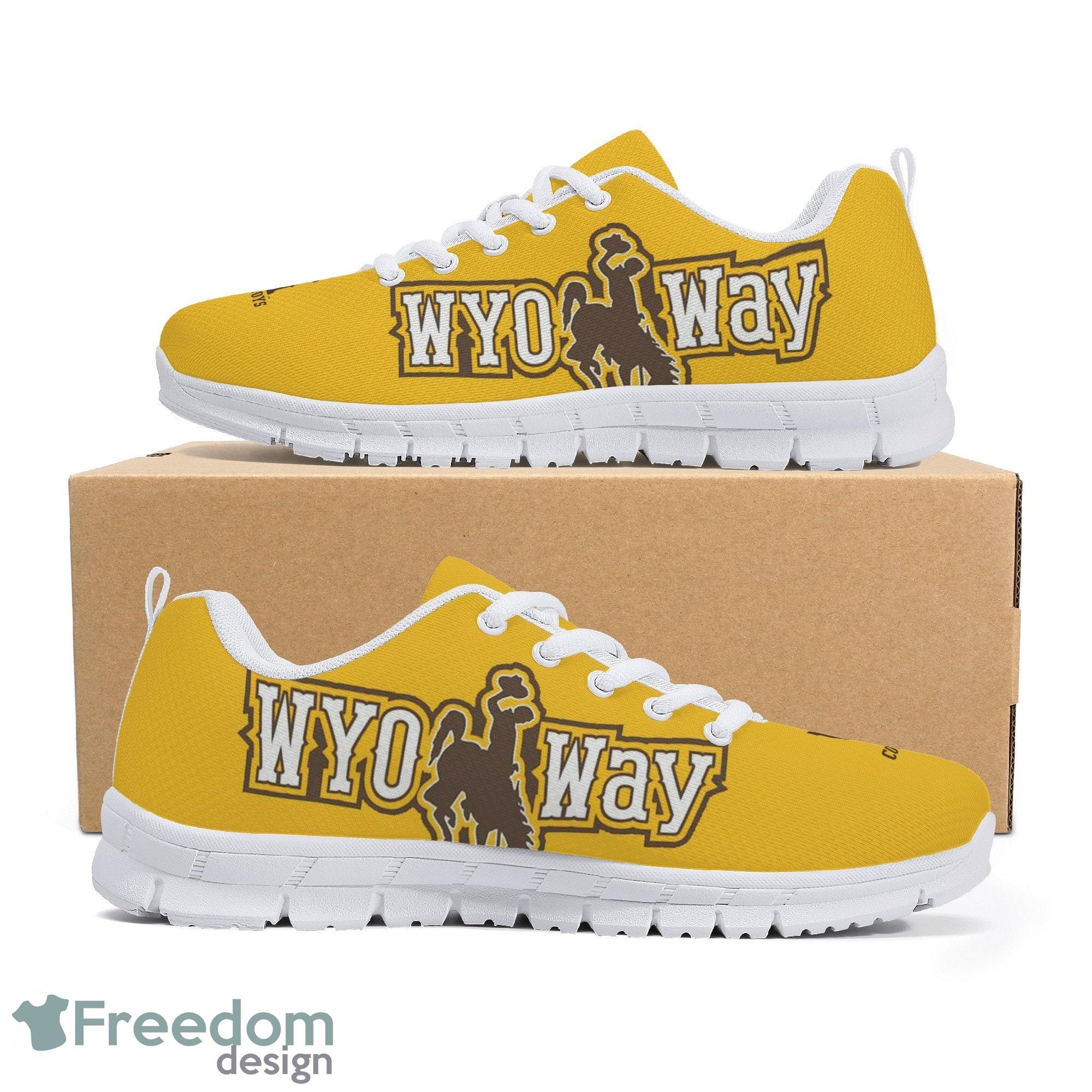 University of Wyoming Cowboys Fan Shoes Sneakers Running Shoes for Women Men Football Team Sneakers image University of Wyoming Cowboys Fan Shoes Sneakers Running Shoes for Women Men Football Team Sneakers - University of Wyoming Cowboys Fan Shoes Sneakers Running Shoes Football Team Sneakers_2