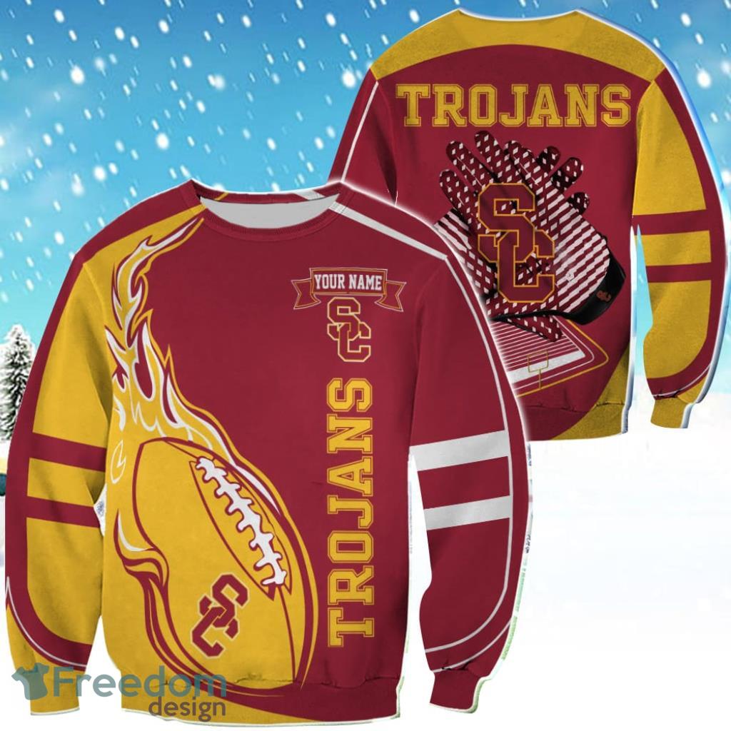 USC Trojans NCAA Christmas Ugly Sweater Sweatshirt Sport For Fans image USC Trojans NCAA Christmas Ugly Sweater Sweatshirt Sport For Fans Product Photo 1