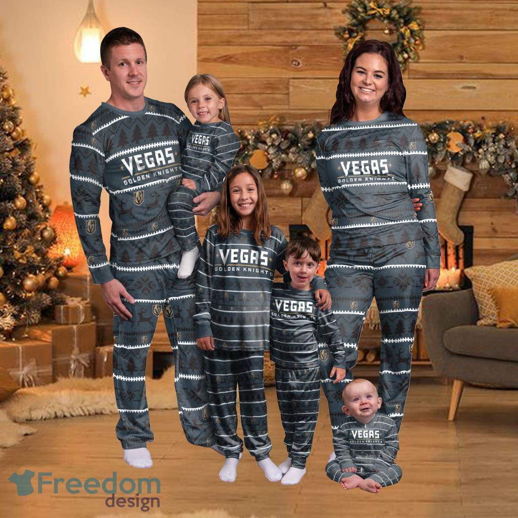 Vegas Golden Knights Nhl Family Holiday Pajamas Fun Christmas Gifts For The Family image Vegas Golden Knights Nhl Family Holiday Pajamas Fun Christmas Gifts For The Family Product Photo 1