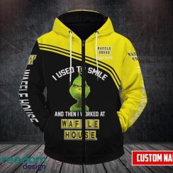 Waffle House Grinch I Used To Smile And Then I Worked At 3D Shirt, Hoodie Product Photo 2