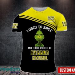 Waffle House Grinch I Used To Smile And Then I Worked At 3D Shirt, Hoodie Product Photo 3