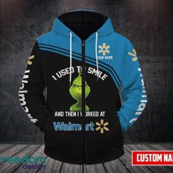 Walmart Grinch I Used To Smile And Then I Worked At 3D Shirt, Hoodie Product Photo 2