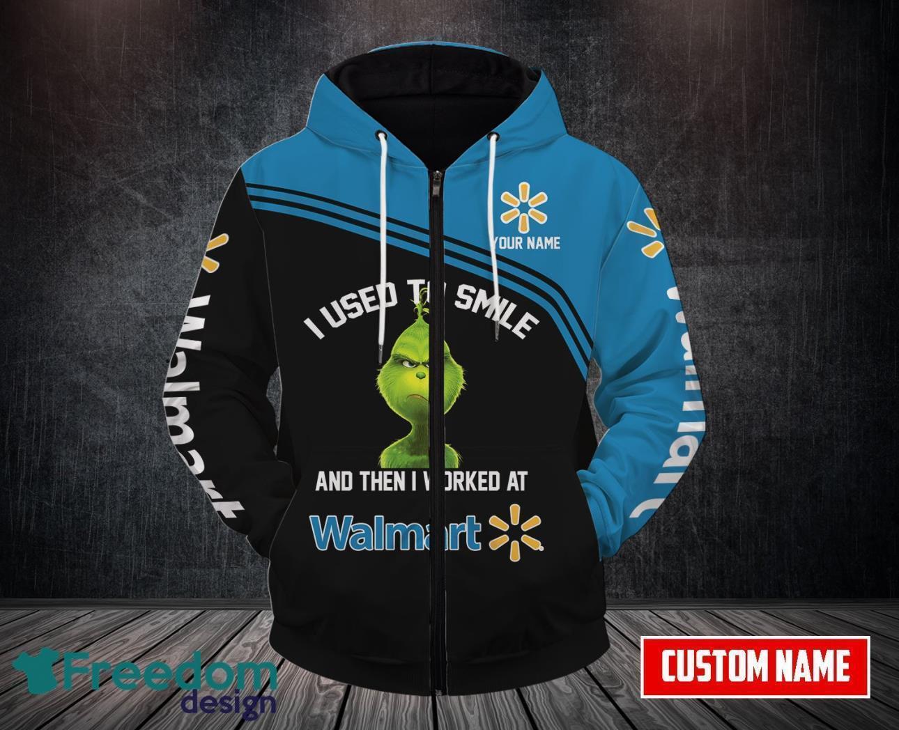 Walmart Grinch I Used To Smile And Then I Worked At 3D Shirt, Hoodie Walmart Grinch I Used To Smile And Then I Worked At 3D Shirt, Hoodie Product Photo 2