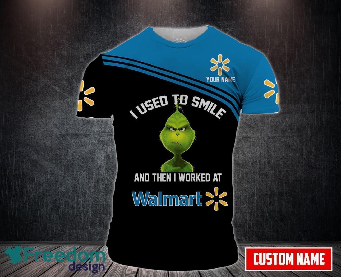 Walmart Grinch I Used To Smile And Then I Worked At 3D Shirt, Hoodie image Walmart Grinch I Used To Smile And Then I Worked At 3D Shirt, Hoodie Product Photo 3