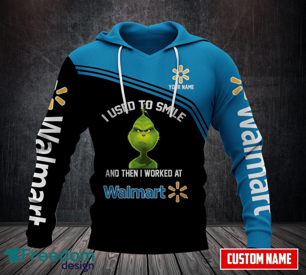 Walmart Grinch I Used To Smile And Then I Worked At 3D Shirt, Hoodie image Walmart Grinch I Used To Smile And Then I Worked At 3D Shirt, Hoodie Product Photo 1