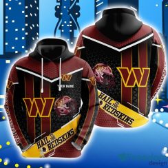 Washington Commanders Custom Name For Fans 3D All Over Printed Hoodie Sport Team Gift
