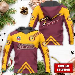Washington Commanders NFL Sport Team 3D All Over Printed Hoodie Custom Name For Fans