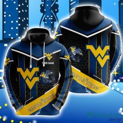 West Virginia Mountaineers Custom Name For Fans 3D All Over Printed Hoodie Sport Team Gift