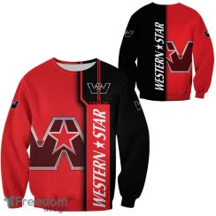 Wester Star Car Logo Custom Name 3D Hoodie Full Over Print For Men And Women - Wester Star 3D Apparel Zip Hoodie, Button Hawaii Shirt Personalized_4