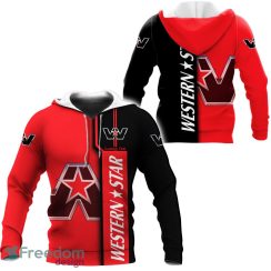 Wester Star Car Logo Custom Name 3D Hoodie Full Over Print For Men And Women