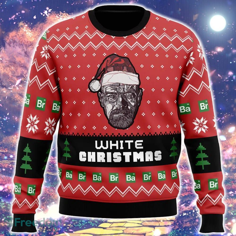 White Christmas Breaking Bad Ugly Christmas Sweater Cute Funny Gift For Men And Women image White Christmas Breaking Bad Ugly Christmas Sweater Cute Funny Gift For Men And Women - White Christmas Breaking Bad Ugly Christmas Sweater_1