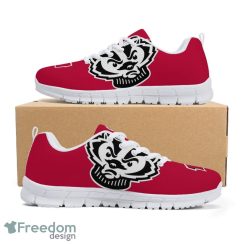 Wisconsin Badgers Fan Shoes Sneakers Running Shoes for Women Men Football Team Sneakers