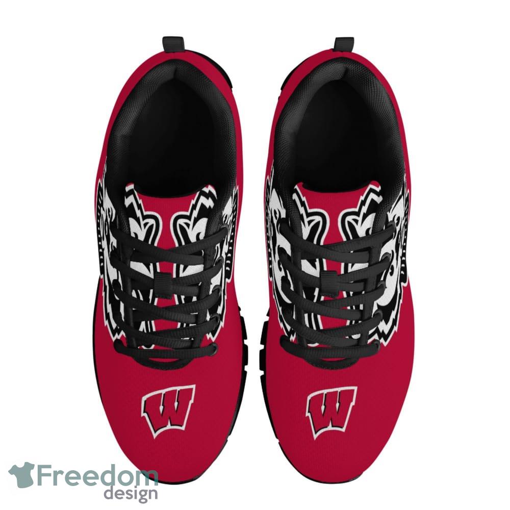 Wisconsin Badgers Fan Shoes Sneakers Running Shoes for Women Men Football Team Sneakers image Wisconsin Badgers Fan Shoes Sneakers Running Shoes for Women Men Football Team Sneakers - Wisconsin Badgers Fan Shoes Sneakers Running Shoes Football Team Sneakers_5