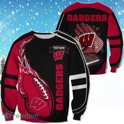 Wisconsin Badgers NCAA Christmas Ugly Sweater Sweatshirt Sport For Fans