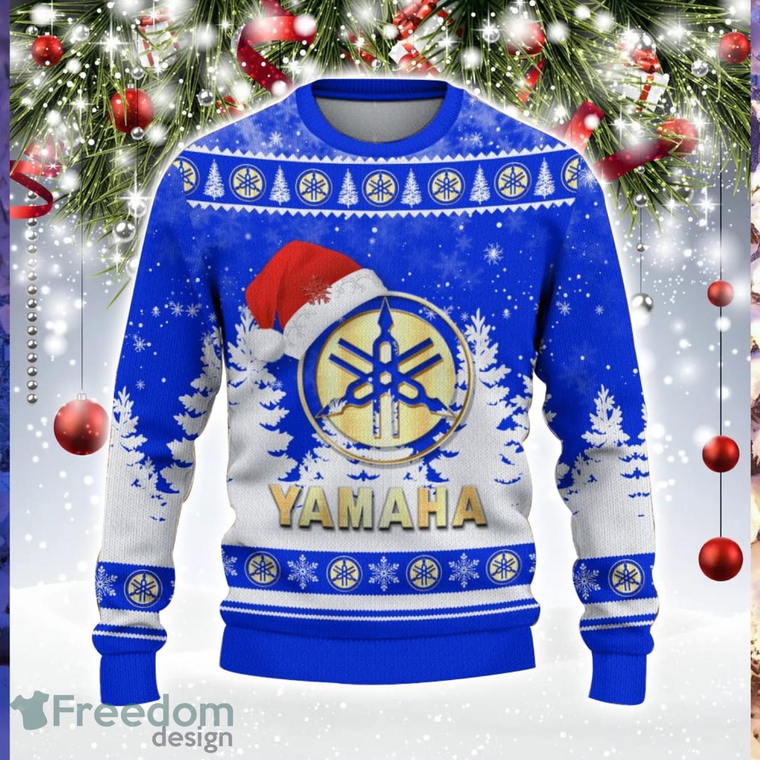 St Louis Blues Logo Wearing Santa Hat Trending Christmas Gift AOP Ugly  Christmas Sweater Men Women Winter Gift - Freedomdesign