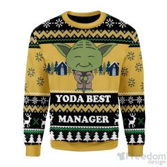 Yoda Best Manager Christmas Ugly Sweater Special Gift For Men Women Product Photo 1