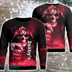 zaxby’s Skull 3D Sweater Logo Brands Gift For Men And Women Christmas Holidays