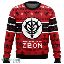 Zeon The Gundam Sweater Xmas Funny All Over Print Gift For Fans Ugly Christmas