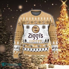 Ziggi’s Coffee Logo New Christmas Ugly 3D Sweater For Men And Women - Ziggi’s Coffee New Style 2023 Ugly Christmas Sweater For Men And Women Photo 2