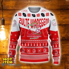 Zulte Waregem 3D Ugly Christmas Sweater Christmas Holiday Gift Custom Name For Sport Team Product Photo 2