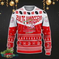 Zulte Waregem Snowflakes Tree Custom Name Ugly Christmas Sweater New For Fans Gift Holidays Christmas