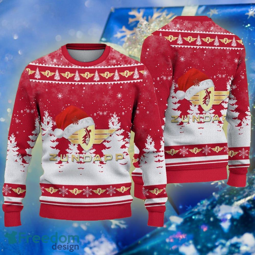 Zundapp Racing Golden Logo Car Truck Motor Santa Hat Christmas Tree Ugly 3D Sweater image Zundapp Racing Golden Logo Car Truck Motor Santa Hat Christmas Tree Ugly 3D Sweater - Zundapp Racing Golden Logo Car Truck Motor Santa Hat Christmas Tree Ugly 3D Sweater