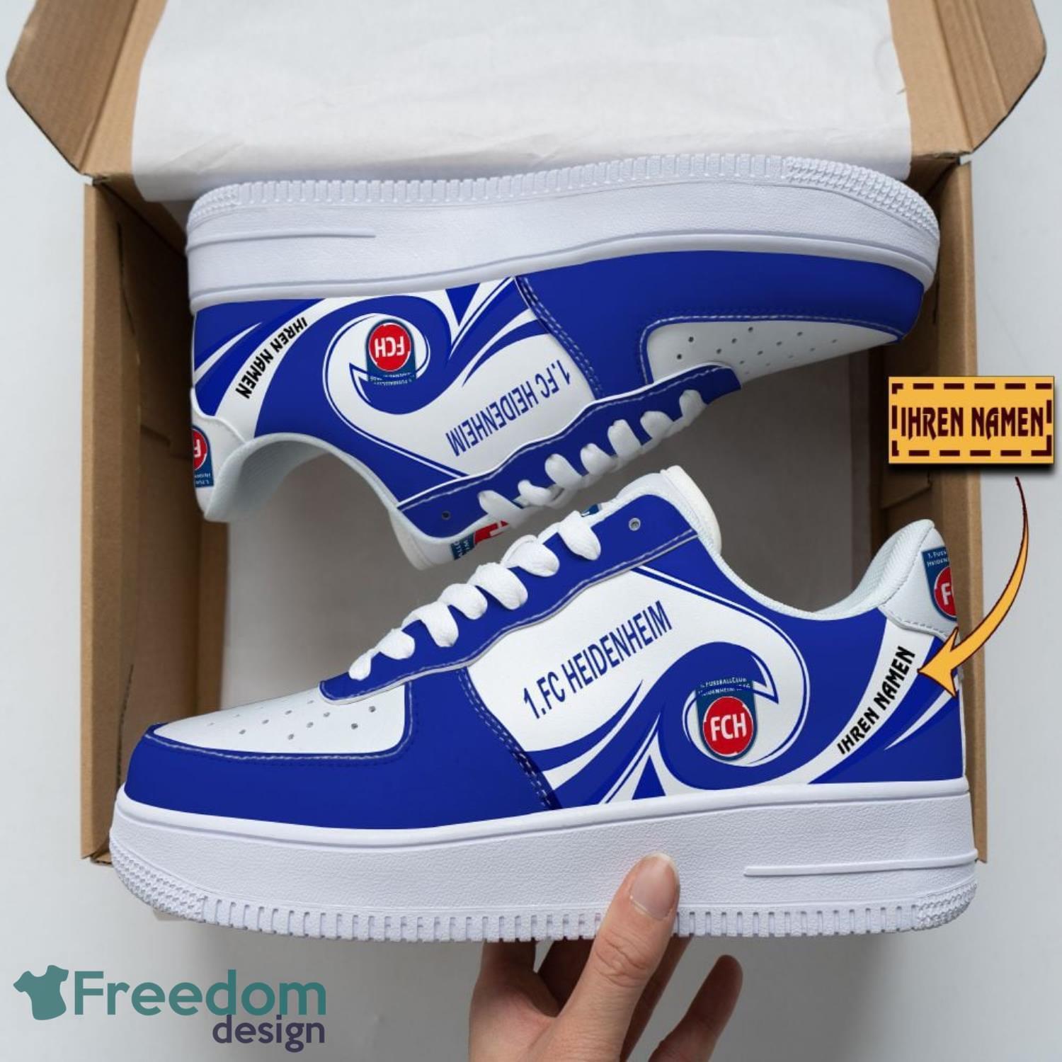 1. FC Heidenheim Air Force Shoes For Men And Women Custom Name image 1. FC Heidenheim Air Force Shoes For Men And Women Custom Name Product Photo 1