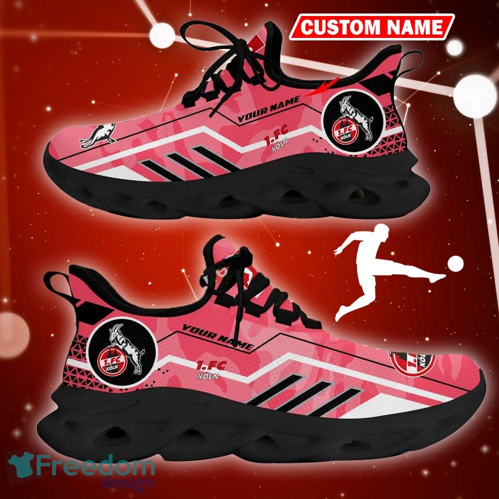 1. FC Koln Logo Chunky Sneakers Camo Pink Max Soul Shoes Custom Name image 1. FC Koln Logo Chunky Sneakers Camo Pink Max Soul Shoes Custom Name - 1. FC Koln Logo Camo Chunky Sneakers Triangle Pattern Max Soul Shoes Photo 4