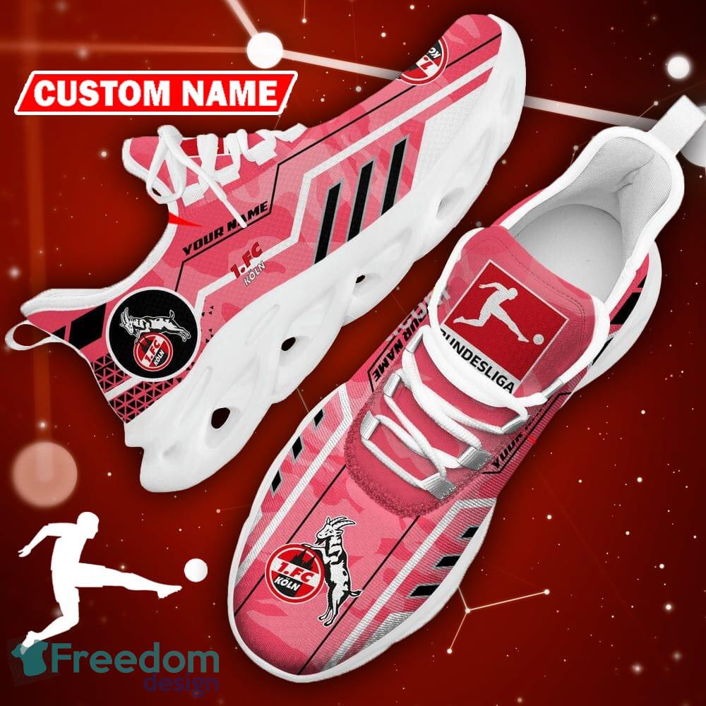 1. FC Koln Logo Chunky Sneakers Camo Pink Max Soul Shoes Custom Name image 1. FC Koln Logo Chunky Sneakers Camo Pink Max Soul Shoes Custom Name - 1. FC Koln Logo Camo Chunky Sneakers Triangle Pattern Max Soul Shoes Photo 14