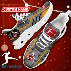 1. FC Koln Logo Running Sneakers Camo Grey Max Soul Shoes Custom Name