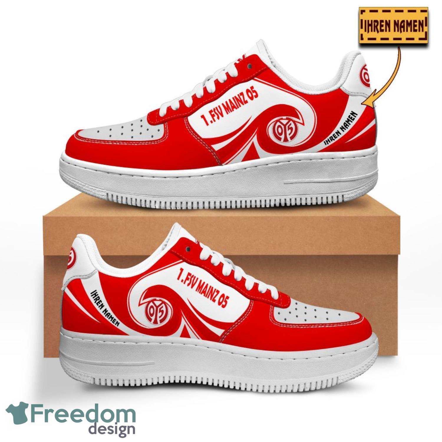 1. FSV Mainz 05 Air Force Shoes For Men And Women Custom Name image 1. FSV Mainz 05 Air Force Shoes For Men And Women Custom Name Product Photo 2
