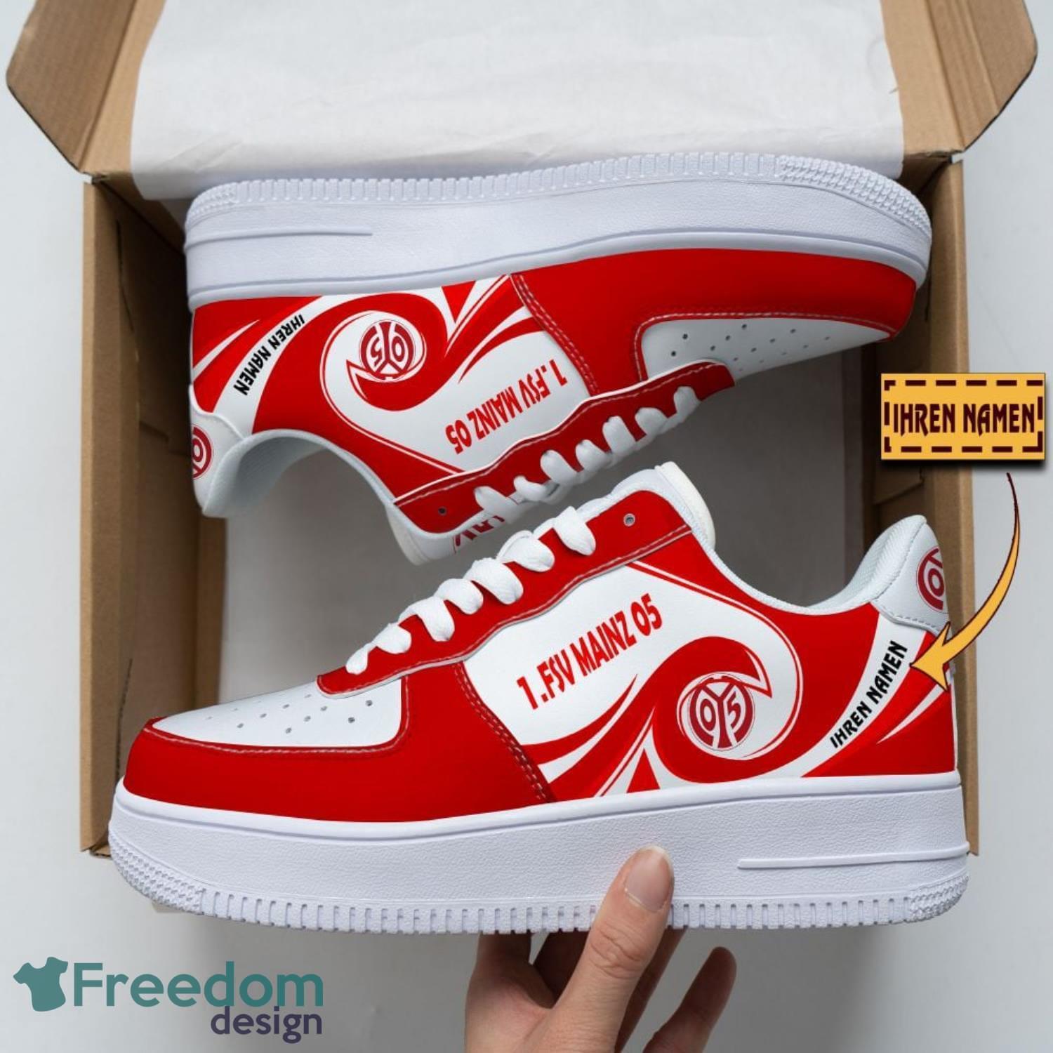 1. FSV Mainz 05 Air Force Shoes For Men And Women Custom Name image 1. FSV Mainz 05 Air Force Shoes For Men And Women Custom Name Product Photo 1