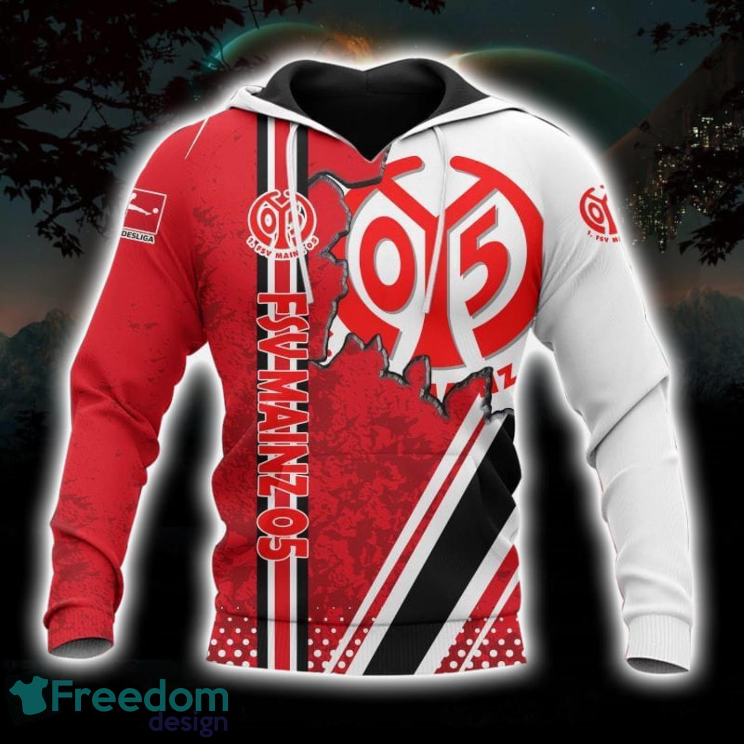 1. FSV Mainz 05 Printing Hoodie 3D All Over Printed Gift For Men And Women image 1. FSV Mainz 05 Printing Hoodie 3D All Over Printed Gift For Men And Women Product Photo 1