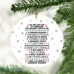 12 Days Of Corona 2020 Quarantine Decorative Christmas Ornament