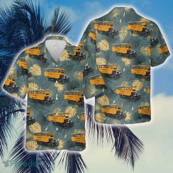 1927 Blue Bird No. 1 School Bus Hawaiian Shirt Gift Holidays