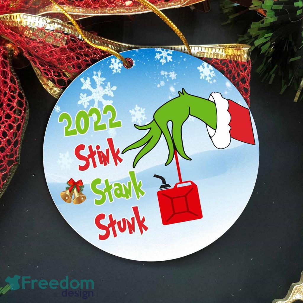 2022 Stink Stank Stunk Gasoline Christmas Ornament Decoration image 2022 Stink Stank Stunk Gasoline Christmas Ornament Decoration Product Photo 1